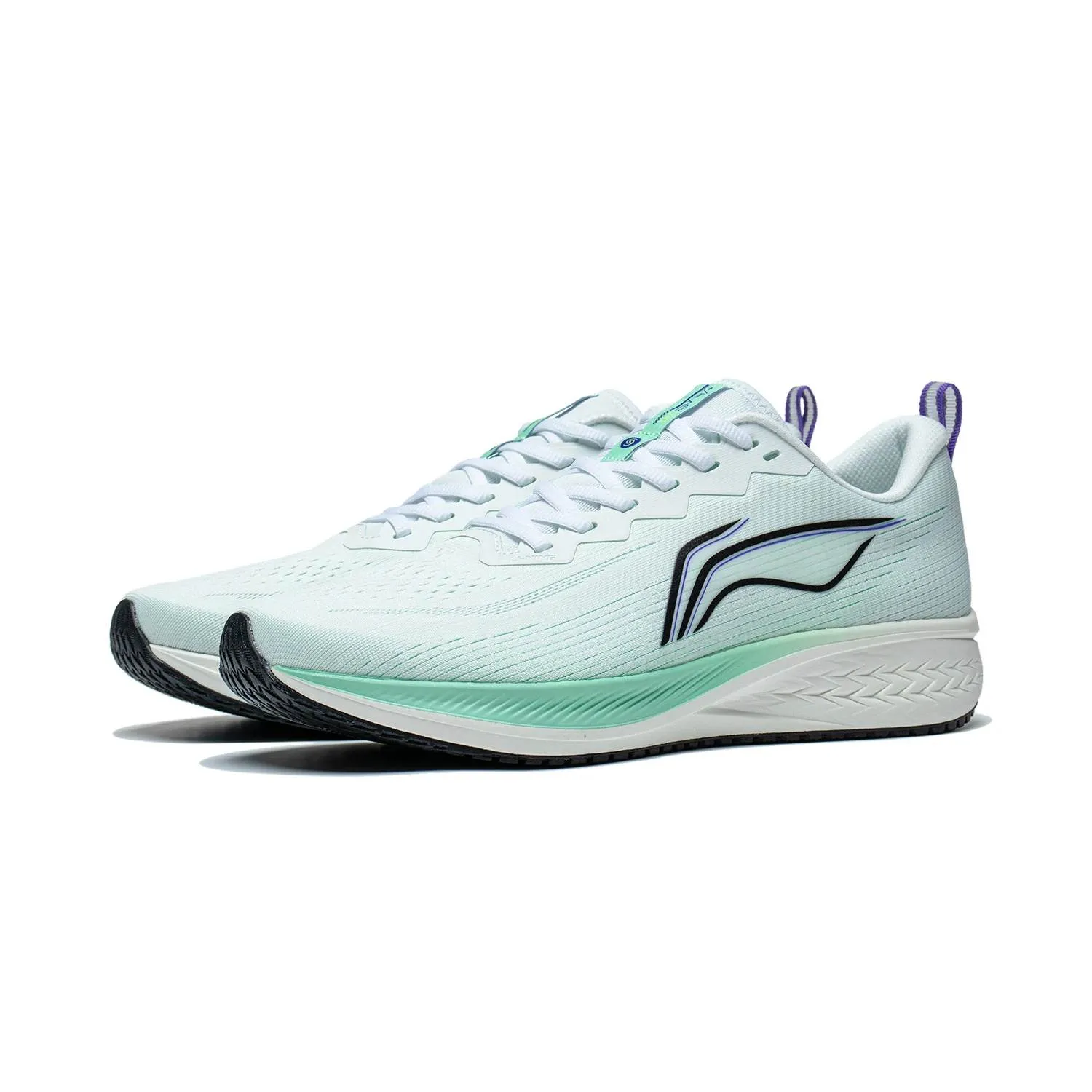 Li-Ning Men's Red Hare 6 White/ Neon Light Jade Green (ARMT015-15) Athletic Footwear