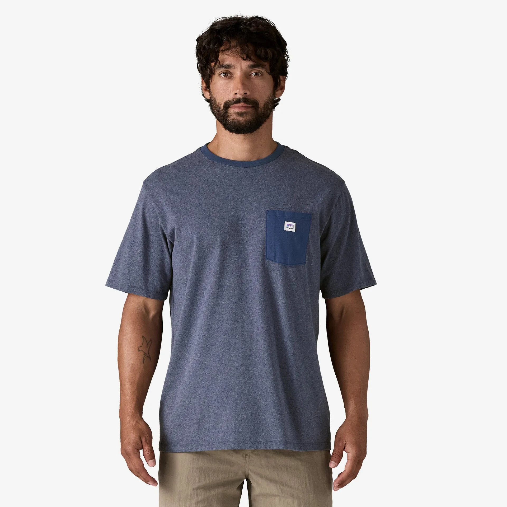 Relax Vibe Men's Shop Sticker Pocket Responsibili-Tee?
