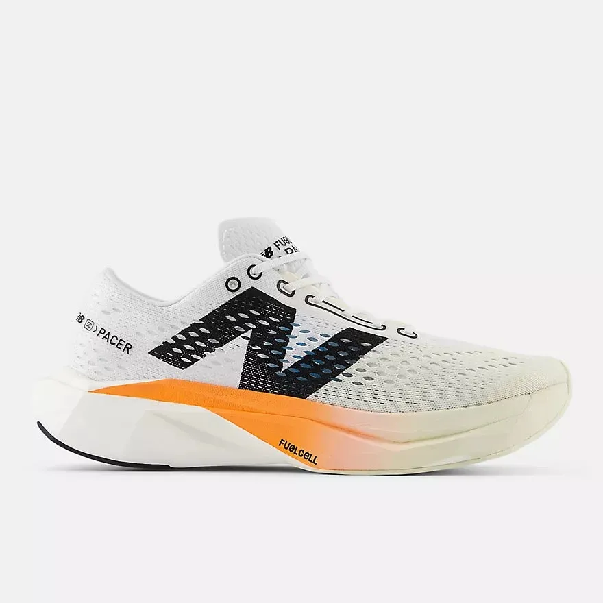 Wide base stability urban running shoes Men's FuelCell SuperComp Pacer v2 (CH -Hot Mango/Angora/White)