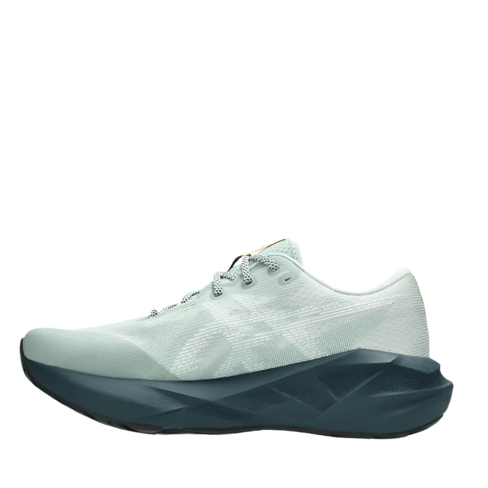 Enhanced Airflow System ASICS Men's NOVABLAST 5 TR Running Shoes in Nature Bathing/Lichen Rock AW25