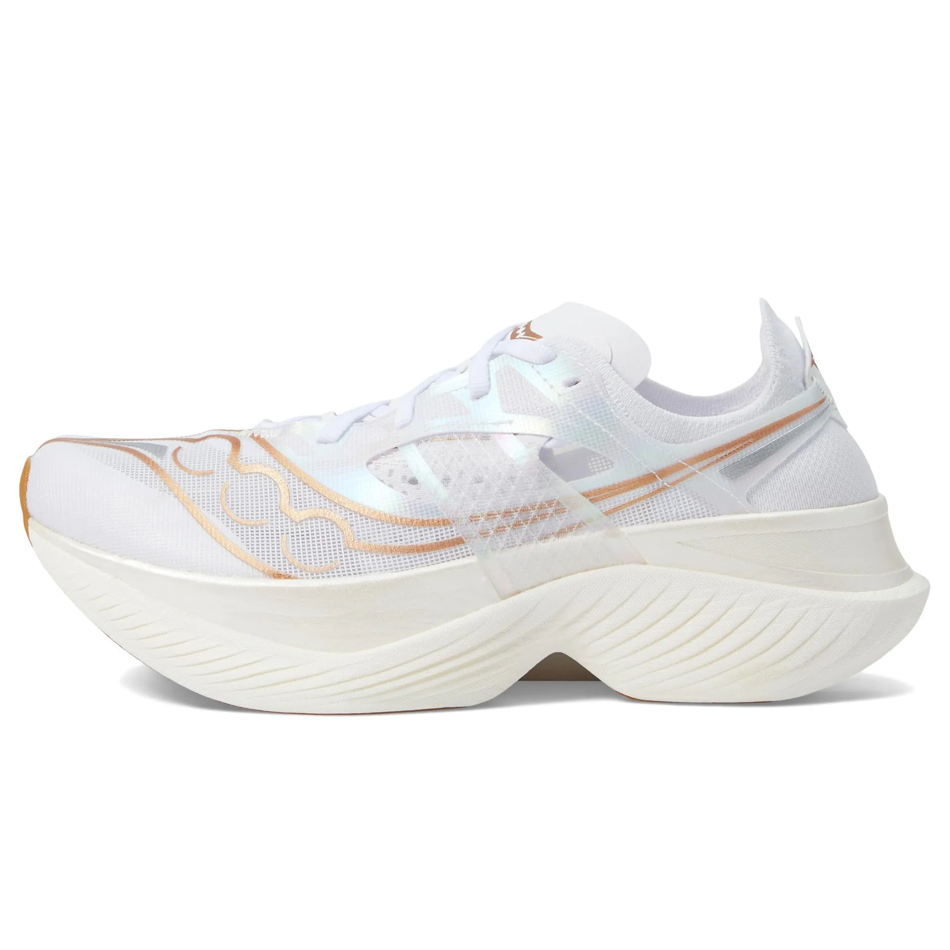 breathable - membrane - feature shoes weekend - run Saucony Women's Endorphin Elite (White/Gold)