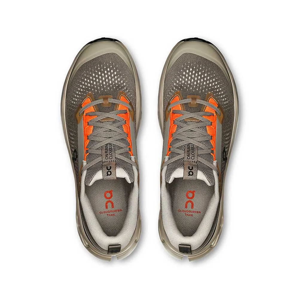 Odor Resistant Fabric Hyper Breathable Mesh Men's Cloudsurfer Trail 2 Running Shoe - Eclipse/Cinder - Regular (D)