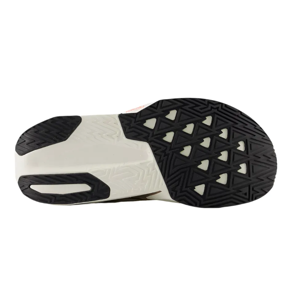 New Balance Men's Fuelcell Rebel v5 Running Shoes in Angora/Earth Shadow/Sea Salt AW25 speed - focused shoes Vascular Cooling Fins