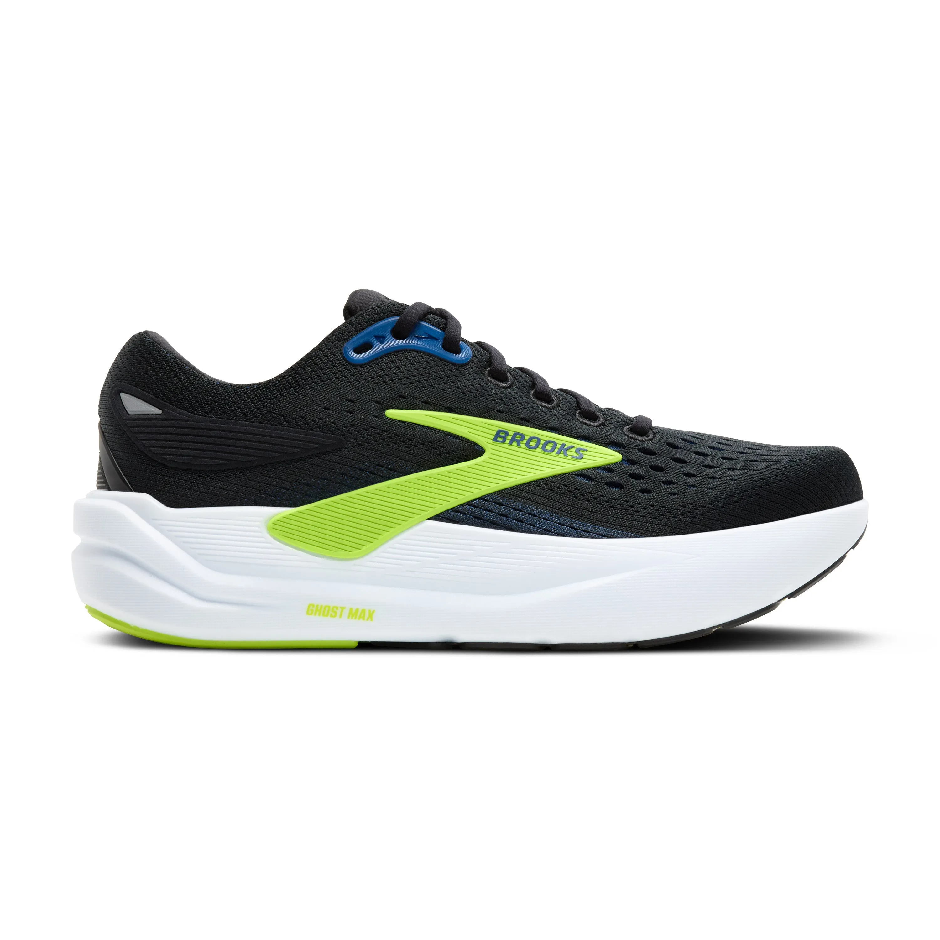 Men's Ghost Max 3 (078 - Black/Navy/Acid Lime) endurance drills