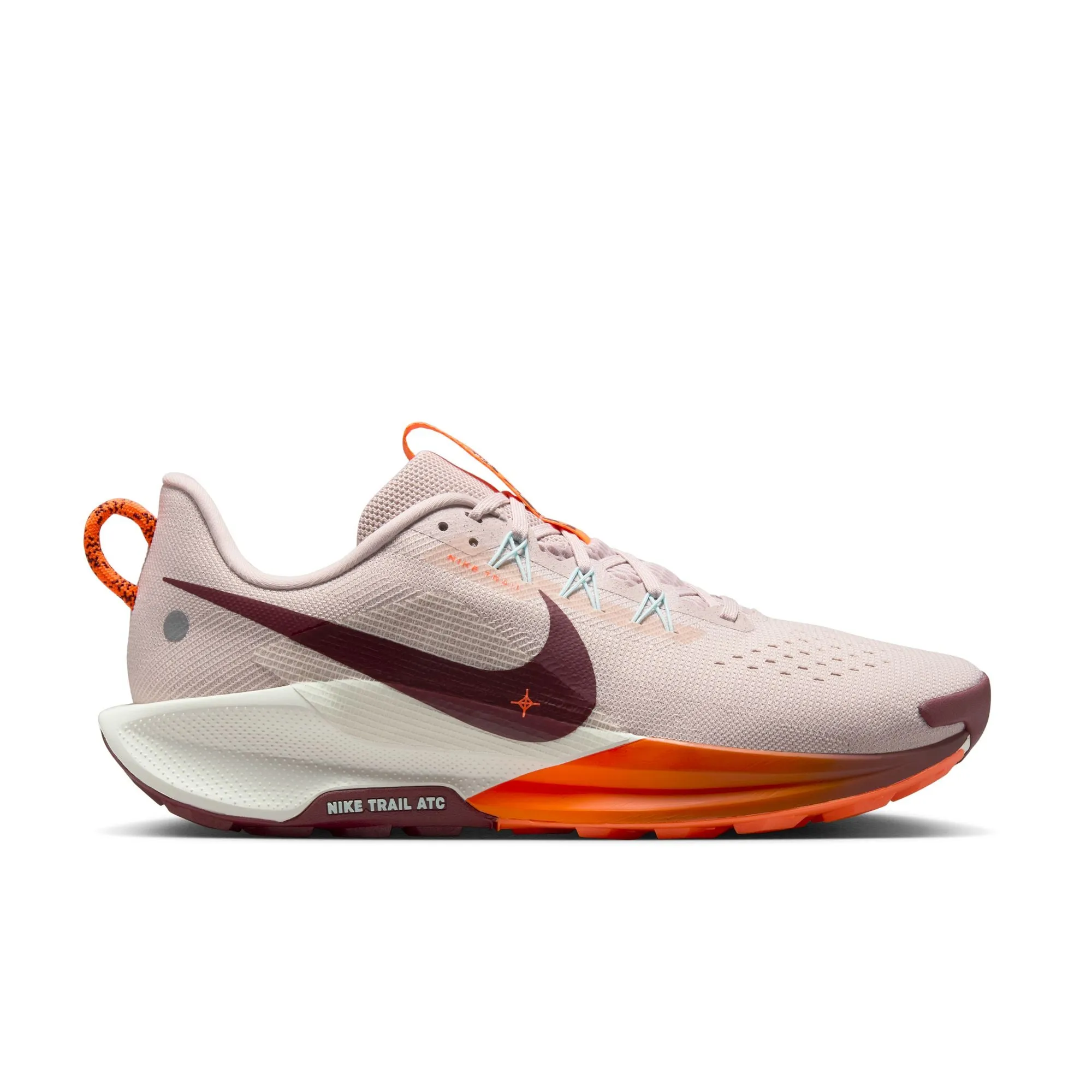 Zero Drop Design Enhanced Stability Men??s React Pegasus Trail 5 (600 - Silt Red/Dark Team Red-Hyper Crimson)