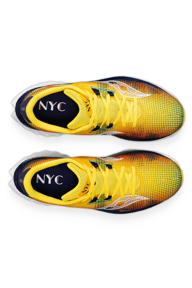 Padded Heel Counter running shoes for interval training Saucony Endorphin Speed 4 NYC - Mens