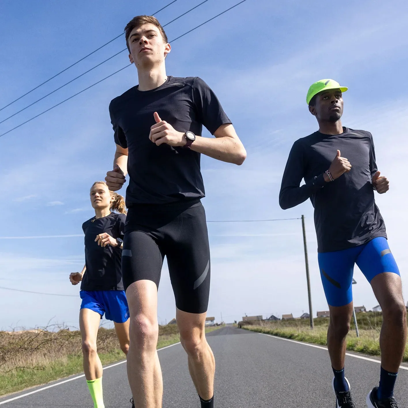 Men's Half Tights Black Earth Tones