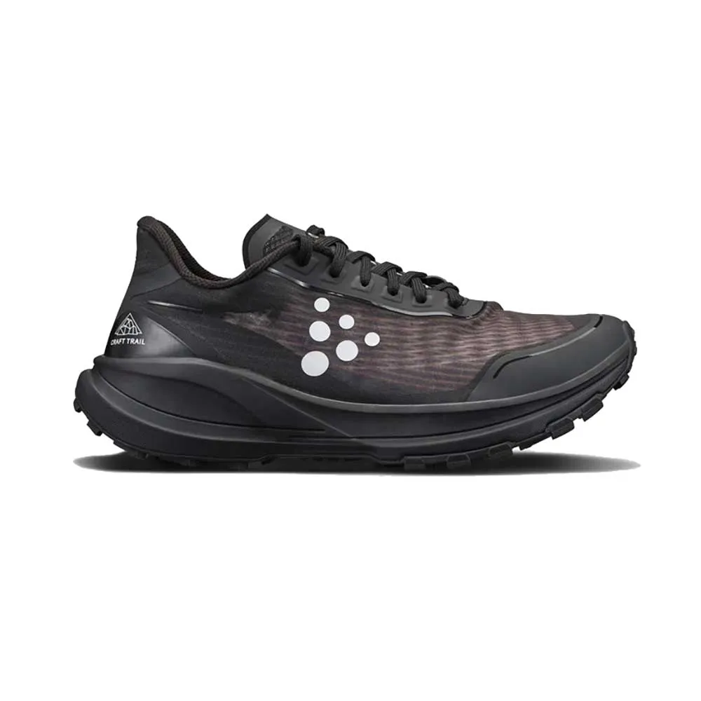 Men's Pure Trail Running Shoe - Black/White - Regular (D) Waterproof Technology