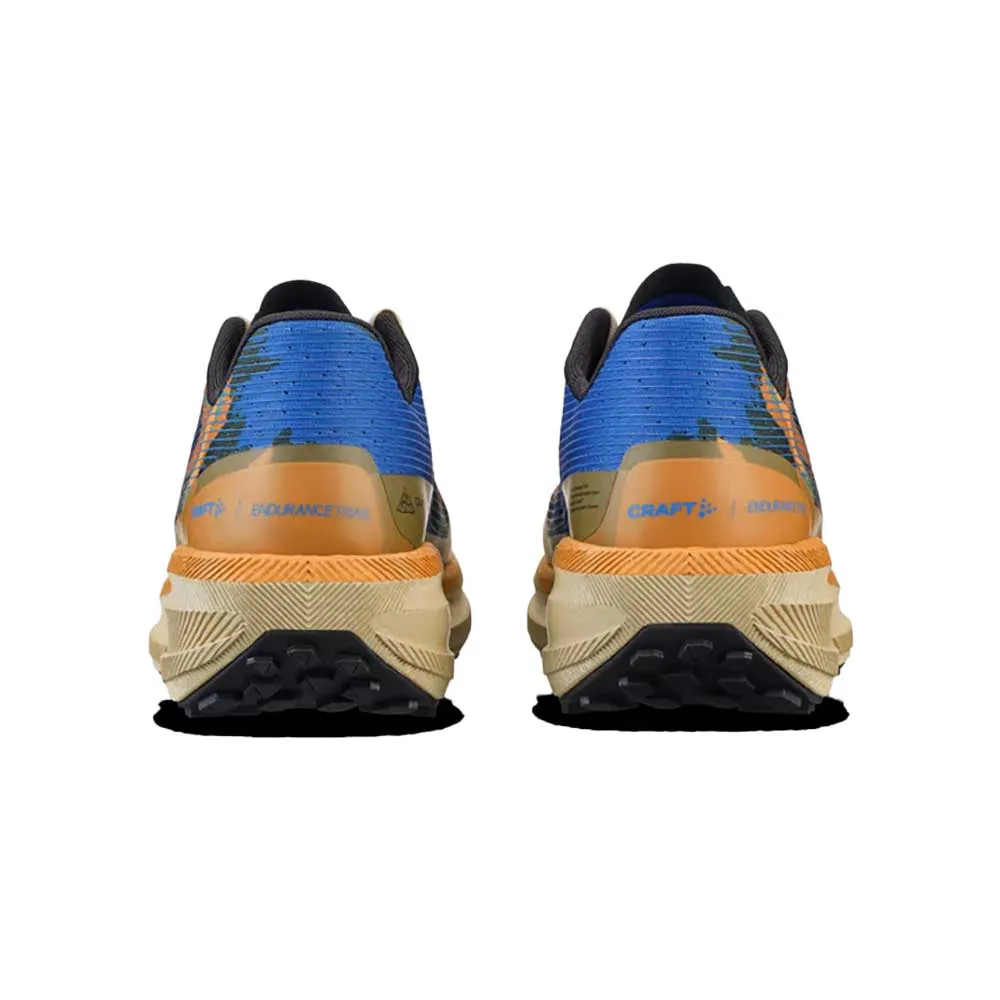 shock absorb trail sneakers Men's Endurance Trail Running Shoe Shoe - Roots/Multi - Regular (D)