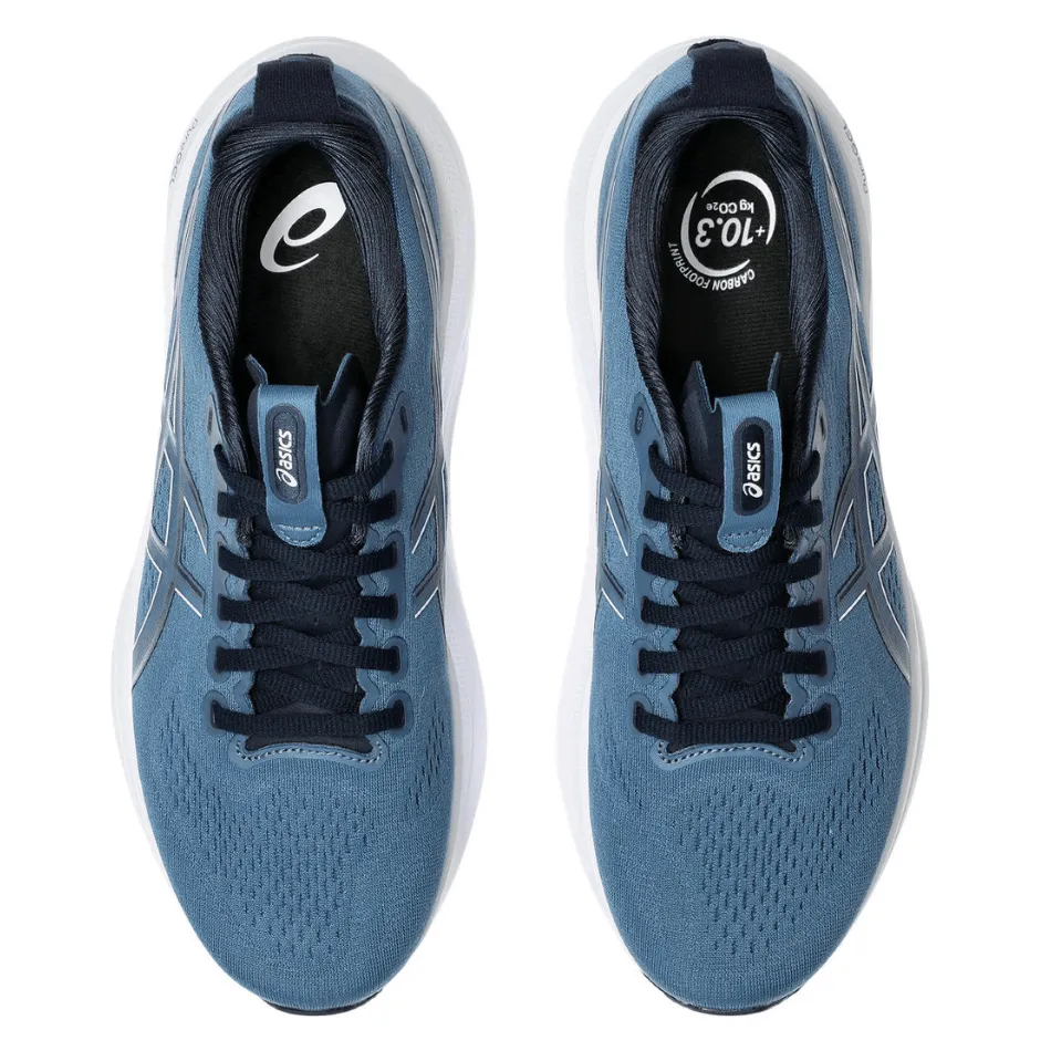 hard - sole shoes ASICS Men's GEL-KAYANO 32 Running Shoes in Winter Sea/Midnight AW25