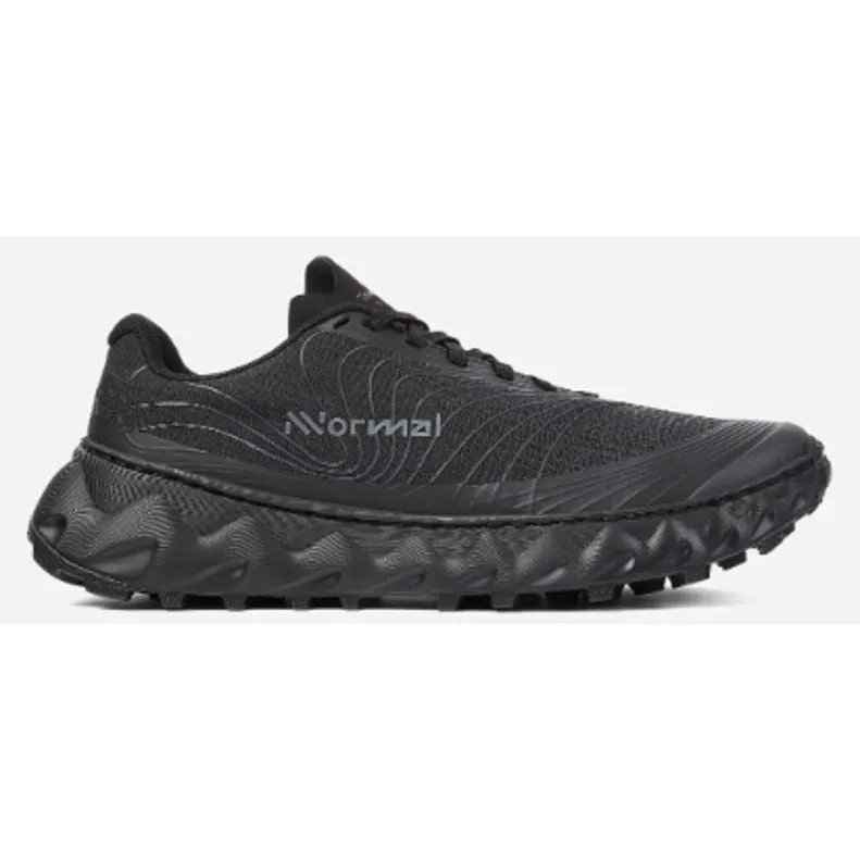 Laser Cut Perforations Adaptive Fit NNormal Tomir 2.0 Unisex (Black) - Every Runner Trail Running Shoes
