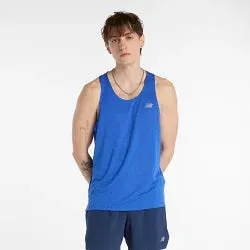 Free Mind Men's Athletic Tank (BEA - Blue Gemstone Heather)