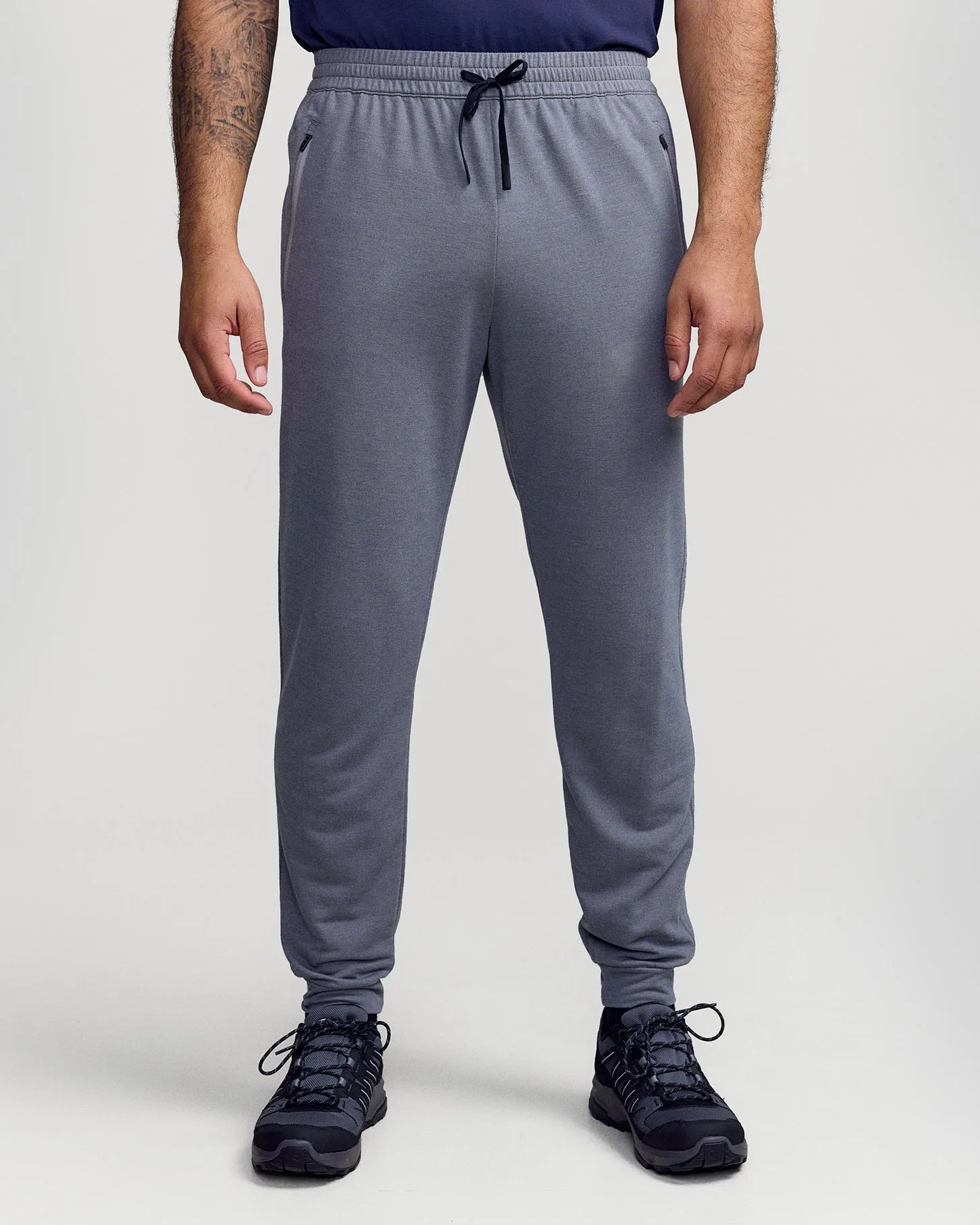 Comfort Cushion Tech Men??s Anytime Joggers - Mid Grey Marle