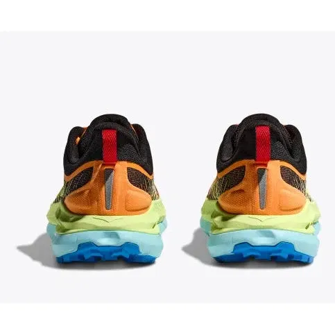 Hoka Men's Mafate Speed 4 (Solar Flare / Lettuce) Non Marking Rubber Compound quick dry sneakers