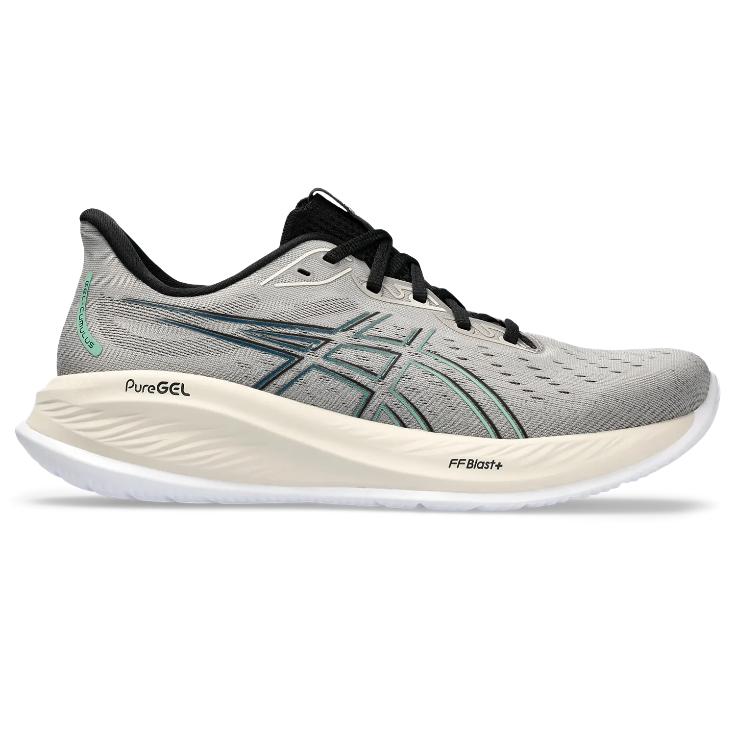 Reinforced heel fabric upper shoes Men's Cumulus 26 (250 - Moonrock/Dark Mint)