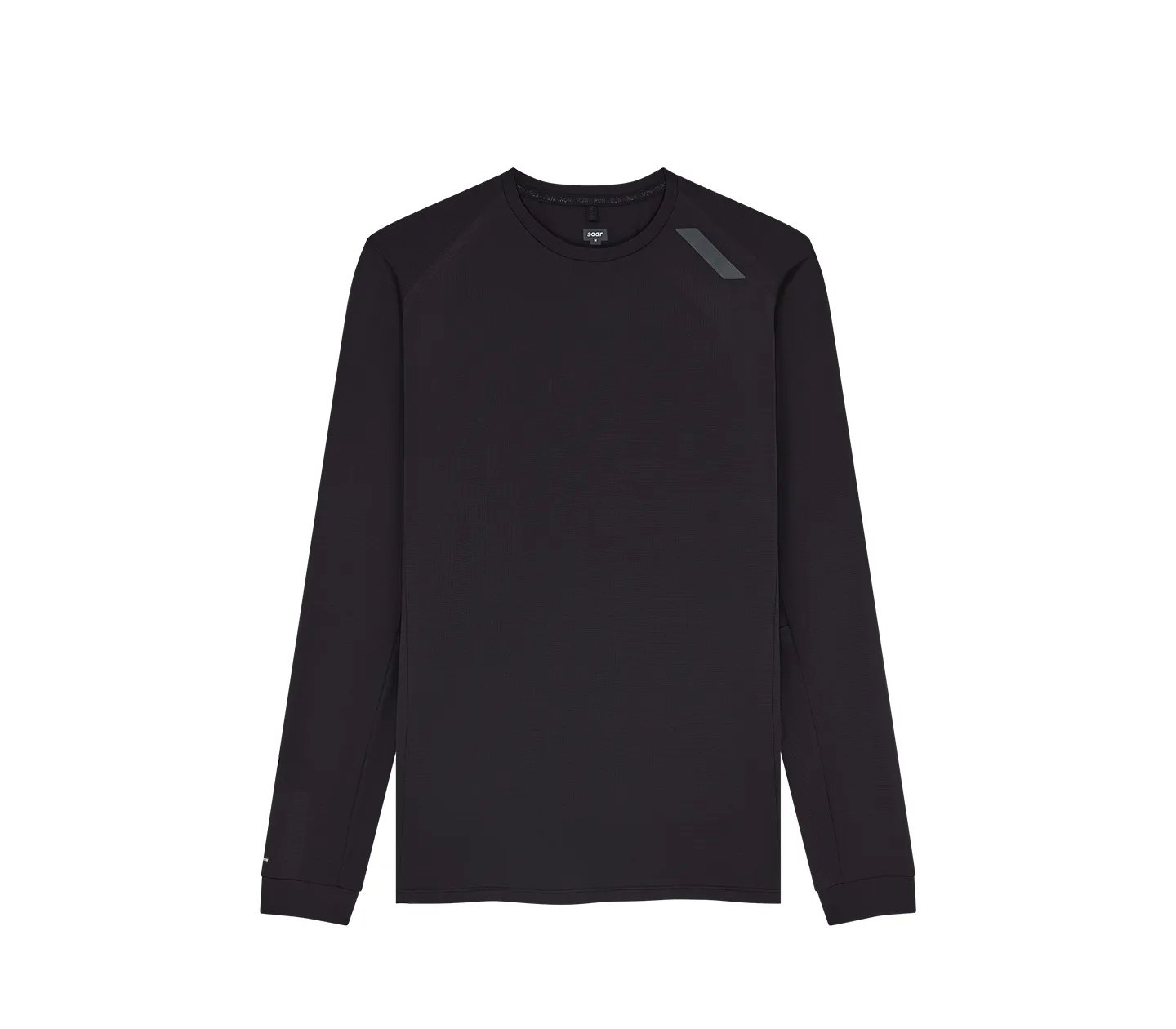 Men's Long Sleeve Tech T | Black Casual Design Comfortable And Trendy