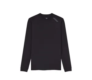 Men's Long Sleeve Tech T | Black Casual Design Comfortable And Trendy