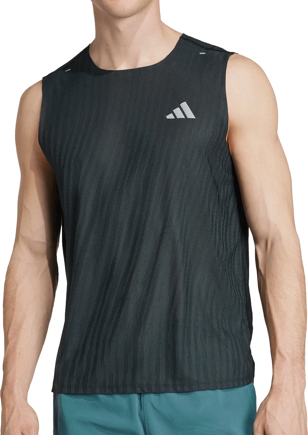 adidas ADI365 ClimaCool  Mens Running Vest - Black Adaptable