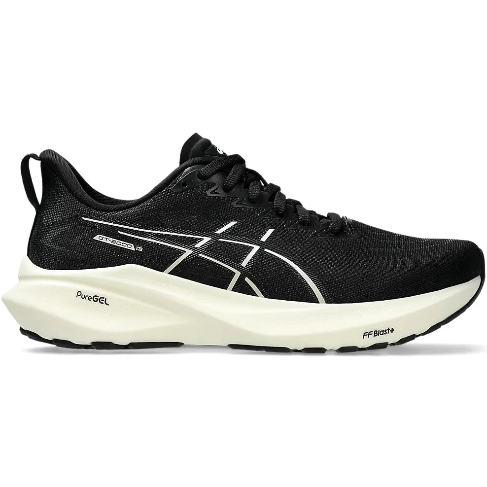Dynamic Flexibility Asics Women's GT-2000 13 Running Shoes Black / White