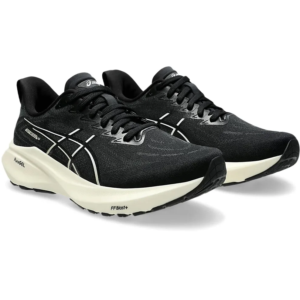 Asics Women's GT-2000 13 Running Shoes Black / White Easy to Wear soccer player shoes