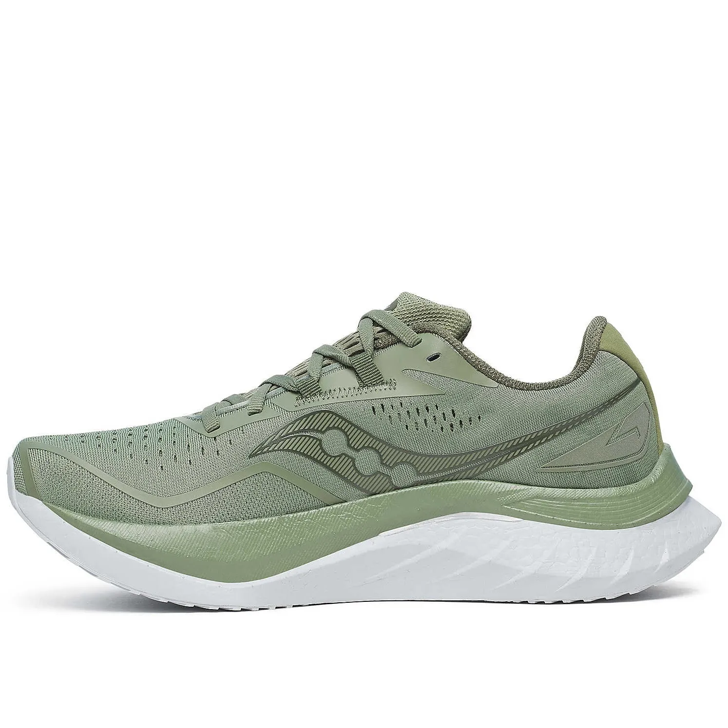 Men's Endorphin Speed 4 Running Shoes Olivine running in a seagrass meadow area shoes Cushioned Ankle