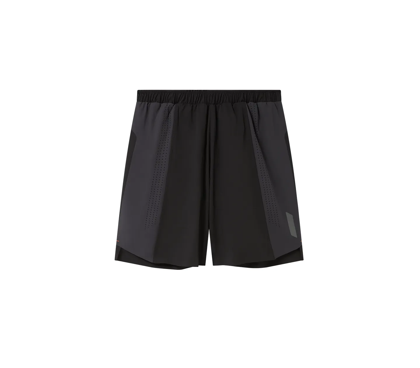 Soft Waistband Men's Long Run Shorts | Black