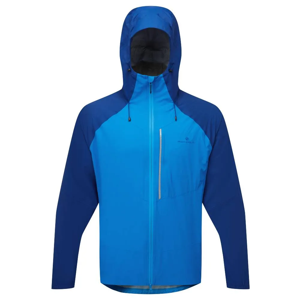 Adventure-Ready Wear Base Layer Ronhill Tech Storm Jacket (Mens)? - Ocean/Electric Blue