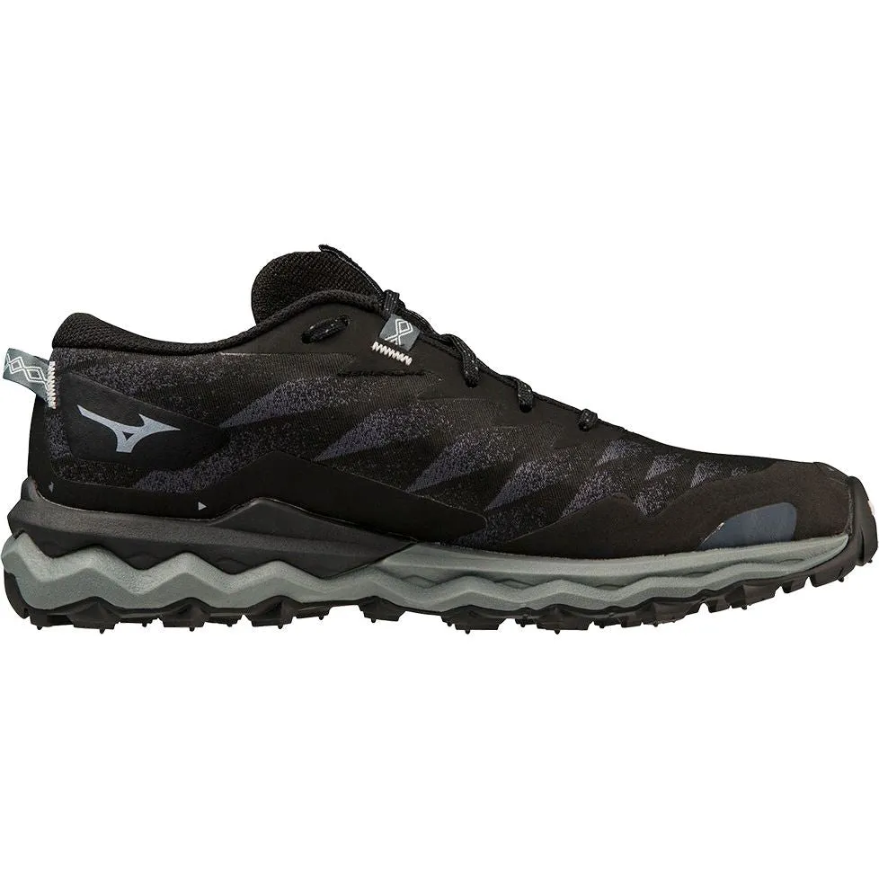 Mizuno Wave Daichi 7 GORE-TEX Womens Trail Running Shoes - Black Stretch Gaiter Compatibility