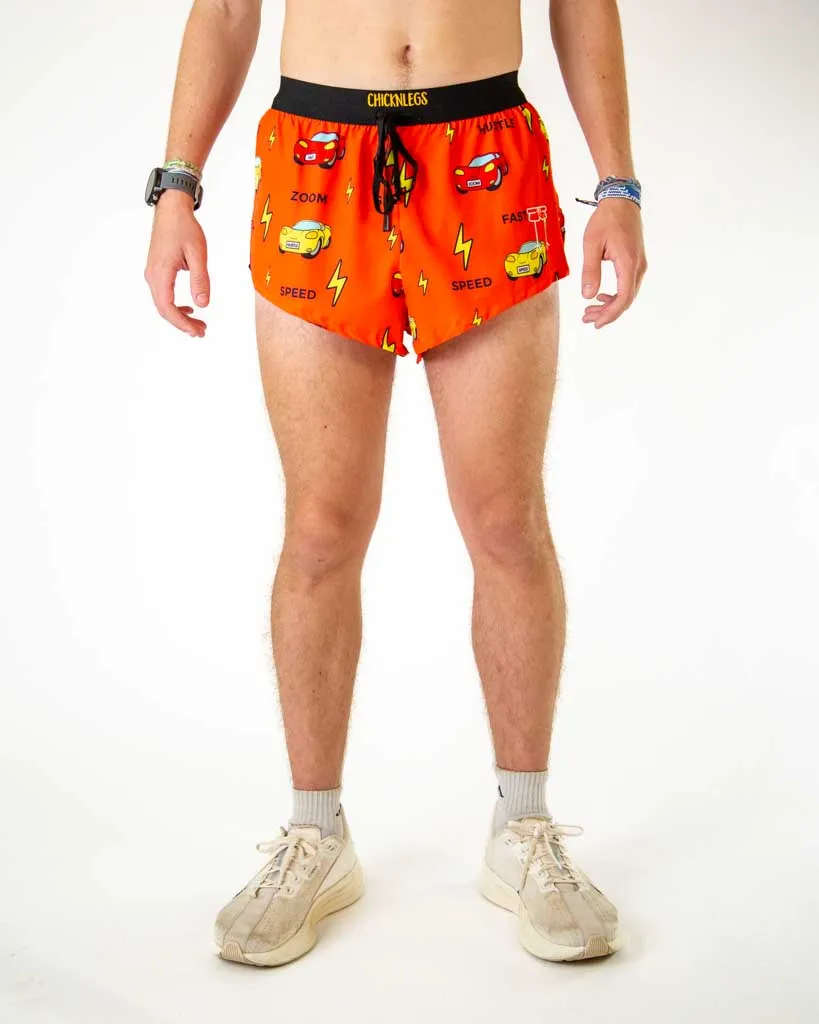 Men's Cars 2" DS Split Shorts Stay Cool Wear