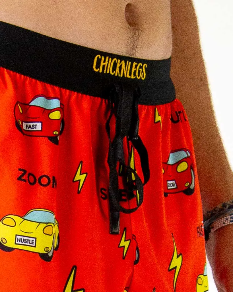 Men's Cars 2" DS Split Shorts Airy Design Breezy Vibe