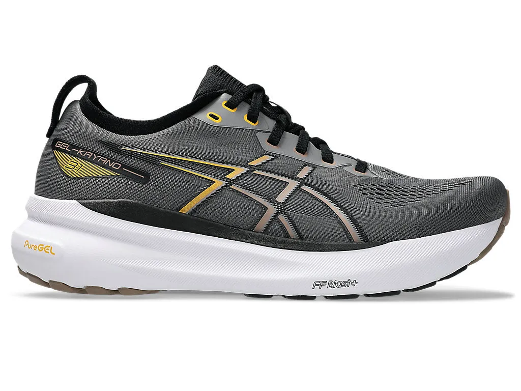 Men's GEL-Kayano 31 WIDE (022 - Carbon/Taupe Grey) Advanced Energy Rebound aerobic - specific shoes