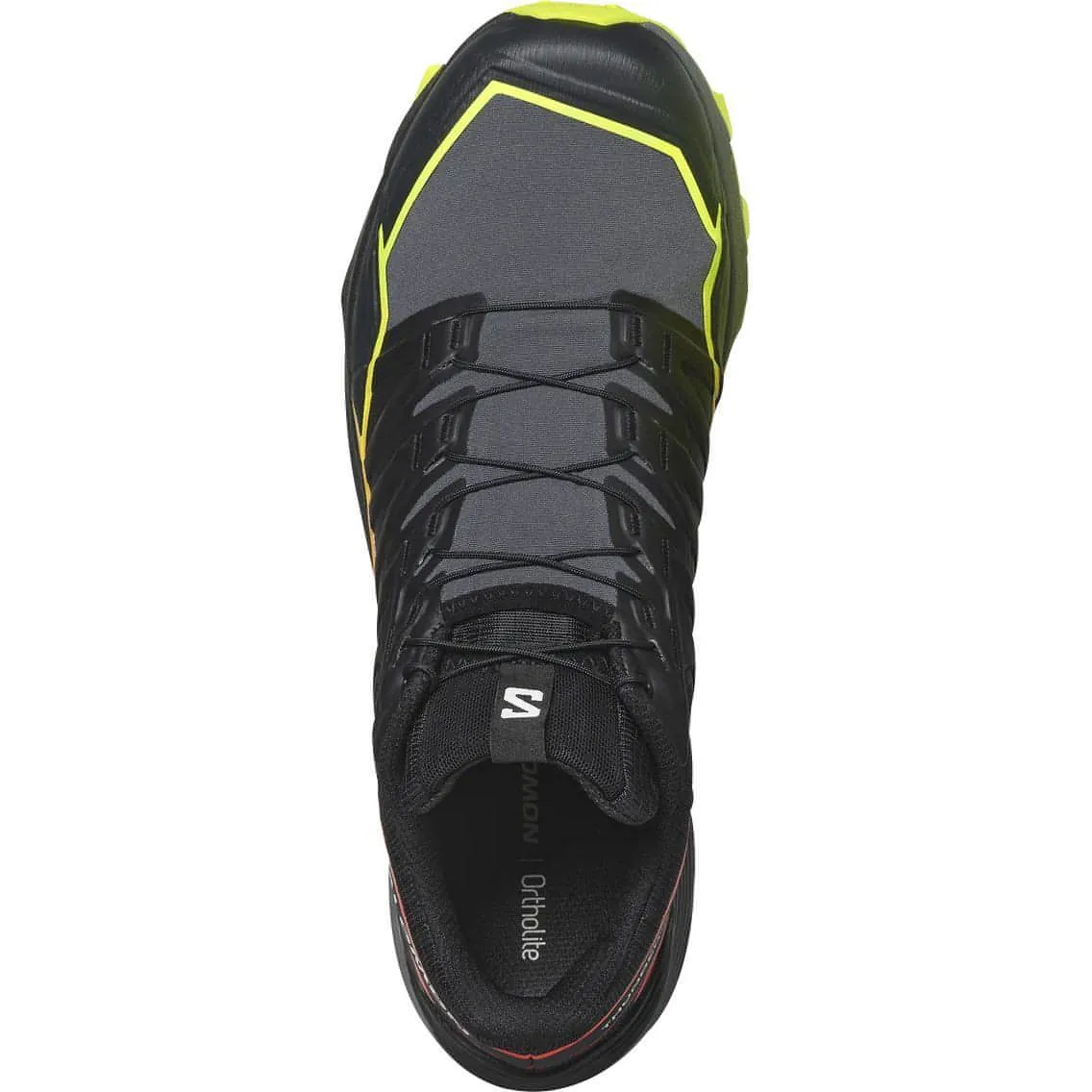 Salomon Thundercross Mens Trail Running Shoes - Black Stabilizing Heel Counter Anatomic Footbed
