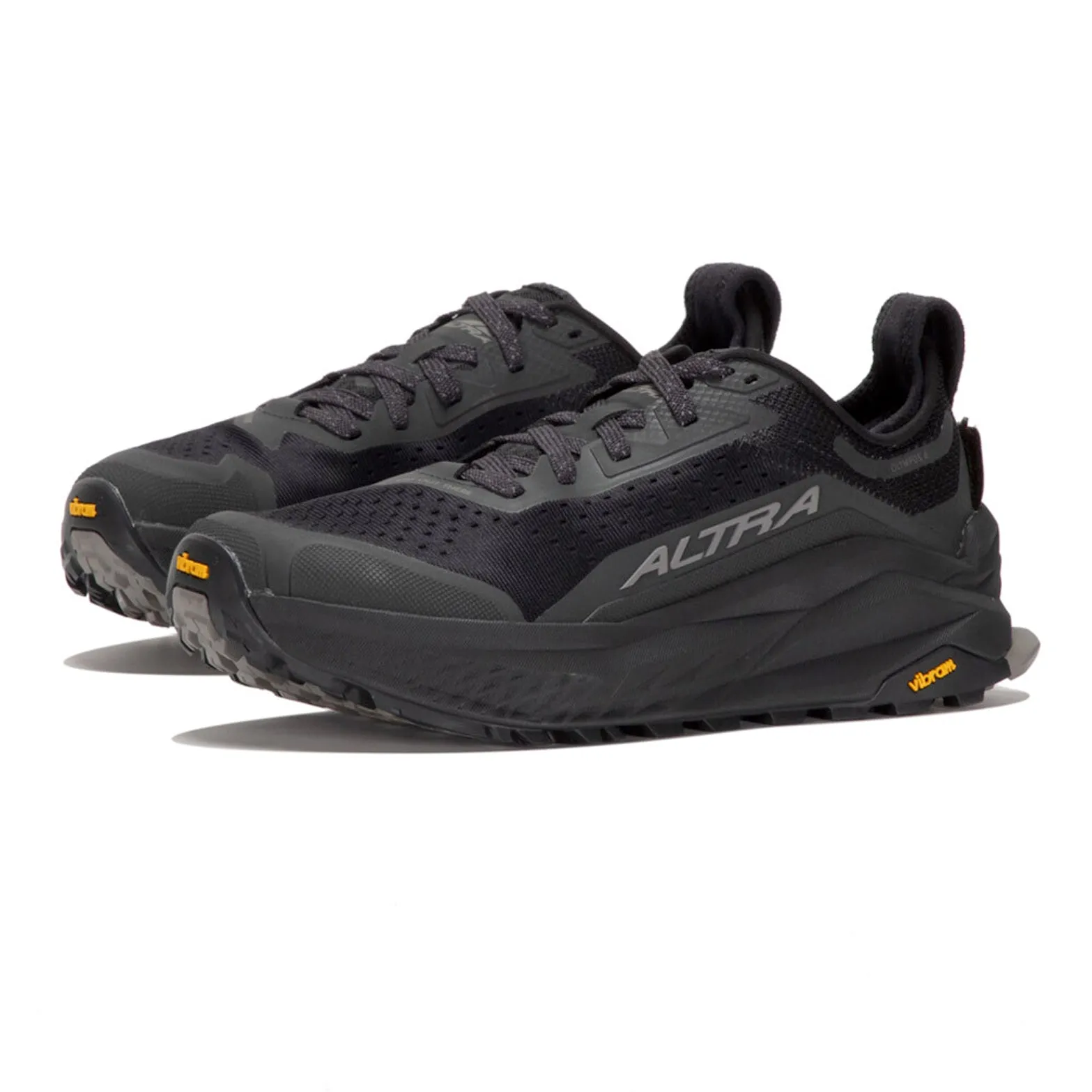 Multi Density Foam Layers Recycled Material Composite Men's Olympus 6 Trail Running Shoes Black / Black