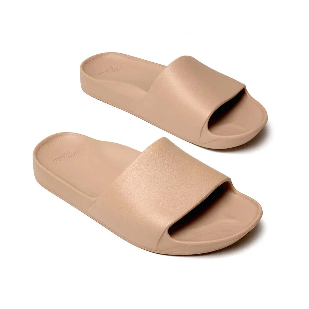 Archies Slides Tan - Mens Multi Density Sole