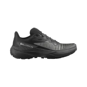 Men's Genesis Running Shoe - Black/Black/Footwear Silver - Regular (D) Rock Protection