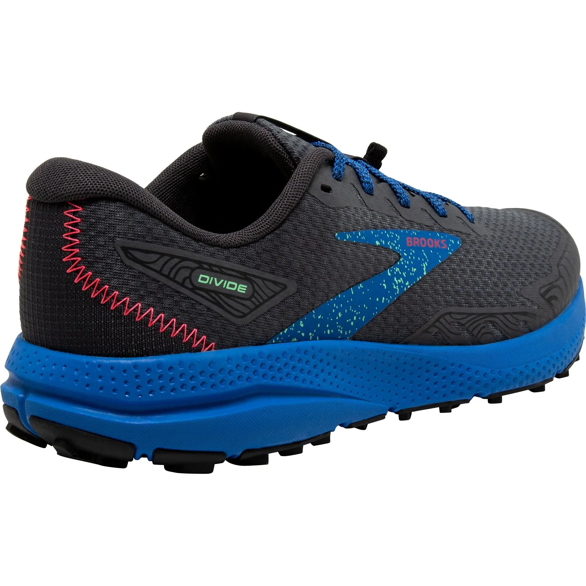 Brooks Divide 4 Mens Trail Running Shoes - Black Dynamic flex