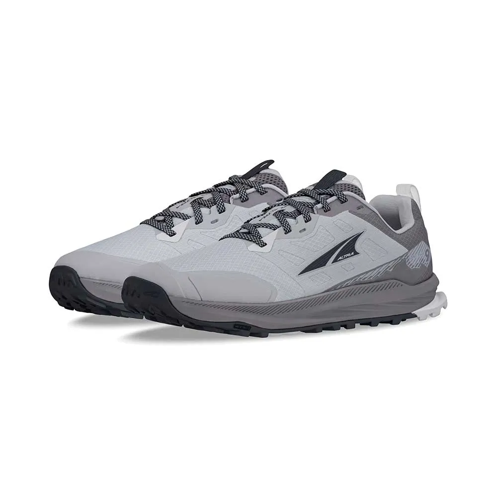 Ergonomic Ankle Collar Men's Lone Peak 9 Trail Running Shoe - Gray - Regular (D)