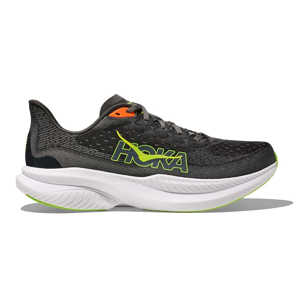 Bouncy Foam Compound weekend - running essential shoes Men's Mach 6 Running Shoe - Gravel/Asphalt Grey - Regular (D)