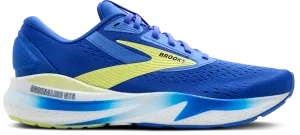 Rockered Sole running in a frozen waterfall area shoes Men's Adrenaline GTS 24 (434 - Cobalt/Neo Yellow/Peacoat)