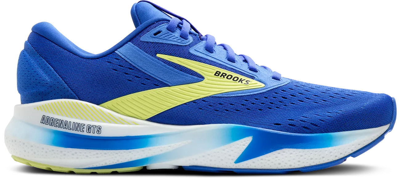 retro running gear Men's Adrenaline GTS 24 (434 - Cobalt/Neo Yellow/Peacoat)