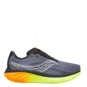 Light color option faster recovery Saucony Men's Ride 18 Running Shoes in Shadow/Vizi - Online Exclusive