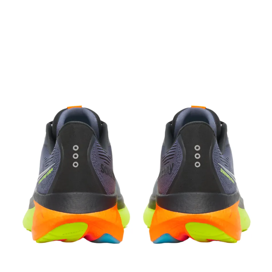 Anti Twist Plate Saucony Men's Ride 18 Running Shoes in Shadow/Vizi - Online Exclusive