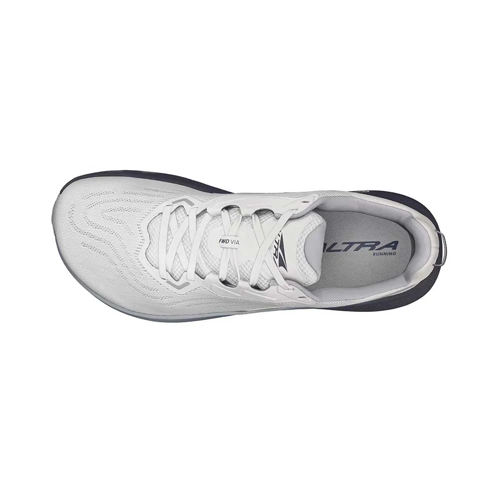 Hyper Compression EVA Foam Men's Fwd Via Running Shoe - White/Navy - Regular (D)