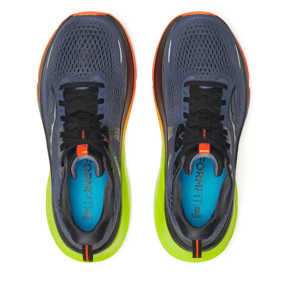 Flex Traction tempo - running shoes Saucony Men's Guide 18 Running Shoes in Shadow/Vizi AW25