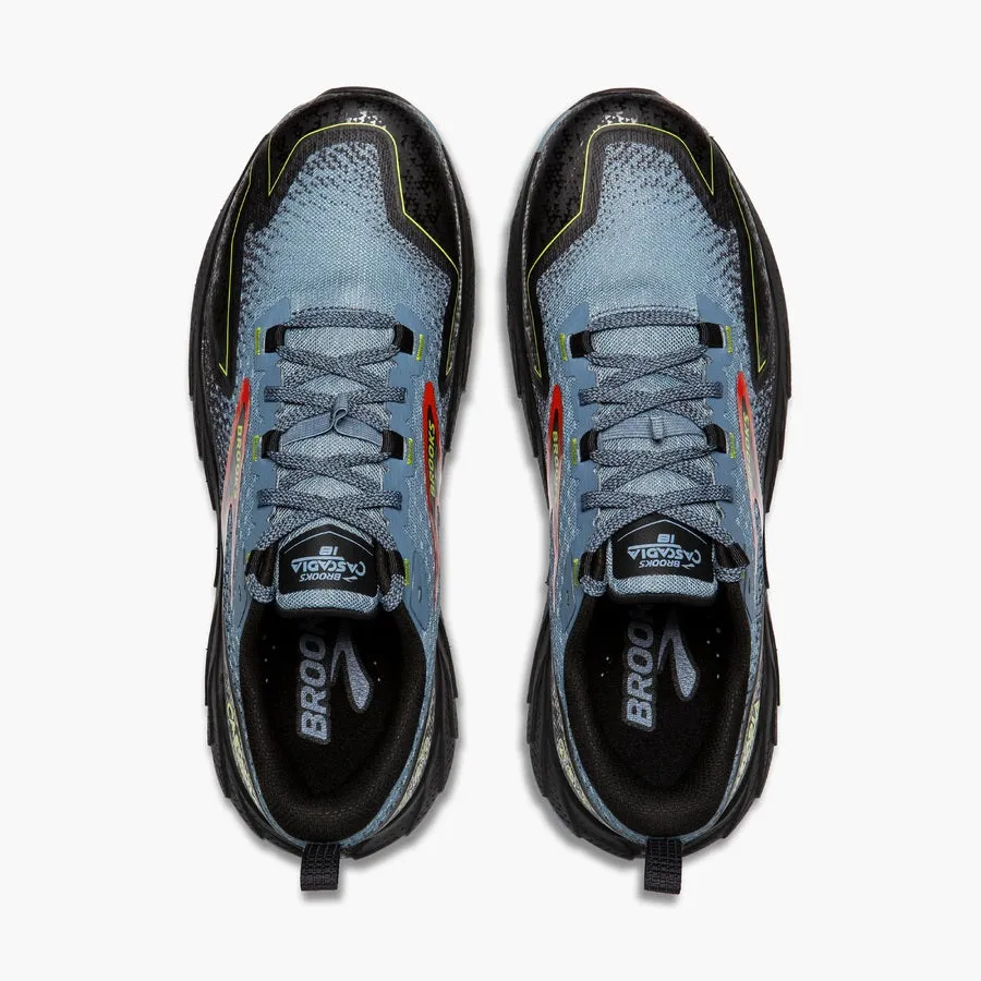 Brooks Cascadia 18 Mens Reinforced Heel Counter 360 Degree Airflow