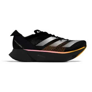 Unibody Sole Construction Men's Adizero Adios Pro 3 Running Shoe - Core black/Zero met/Spark - Regular (D)
