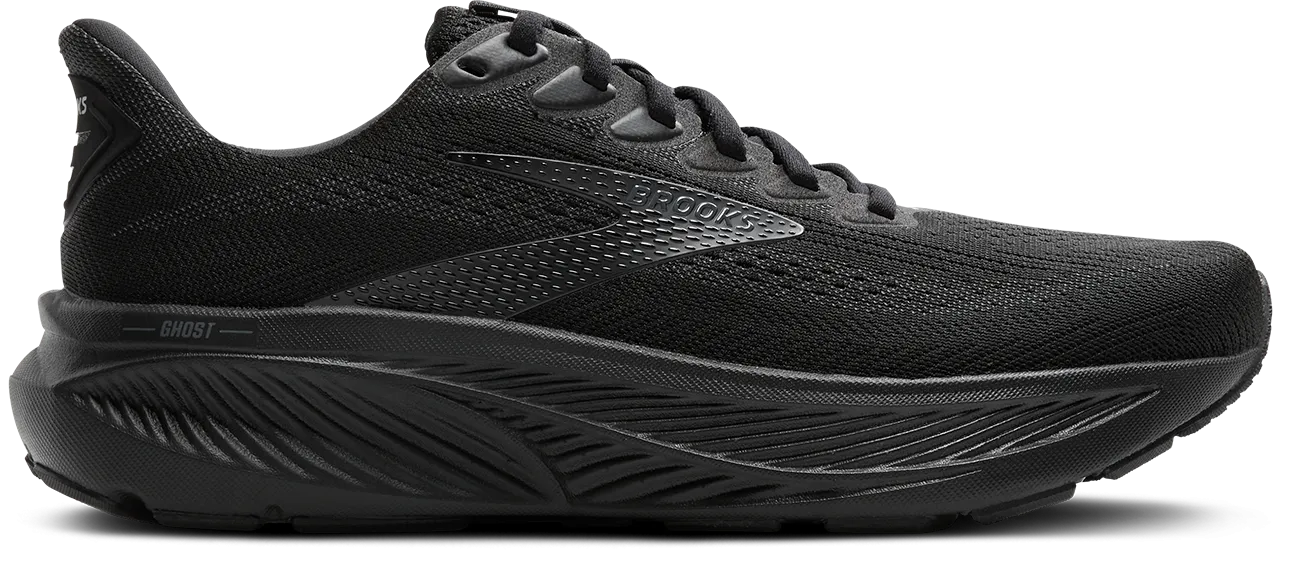 Men's Ghost 17 (020 - Black/Black/Ebony) Minimalist Profile