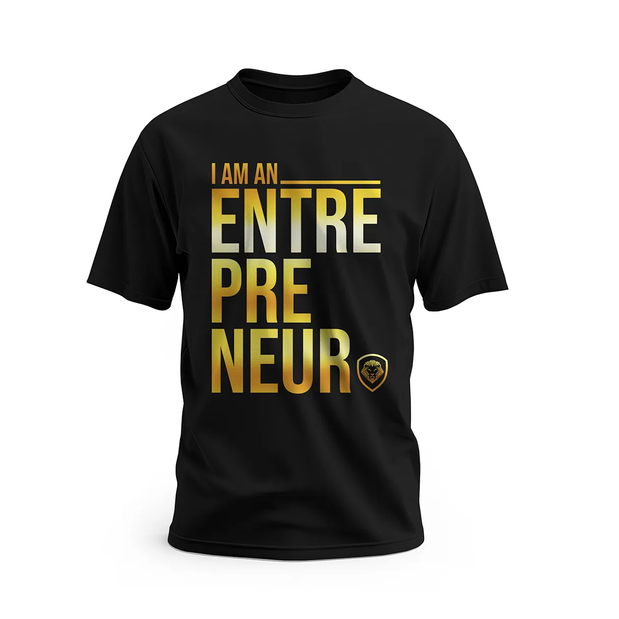 Quick Access Gold I Am An Entrepreneur Tee