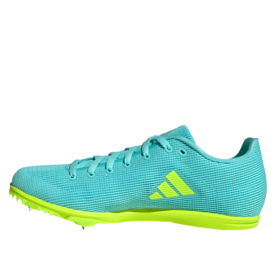 sports shoe alternative Adidas Junior Allroundstar Running Spikes in Flash Aqua/Cloud White/Lucid Lemon AW25