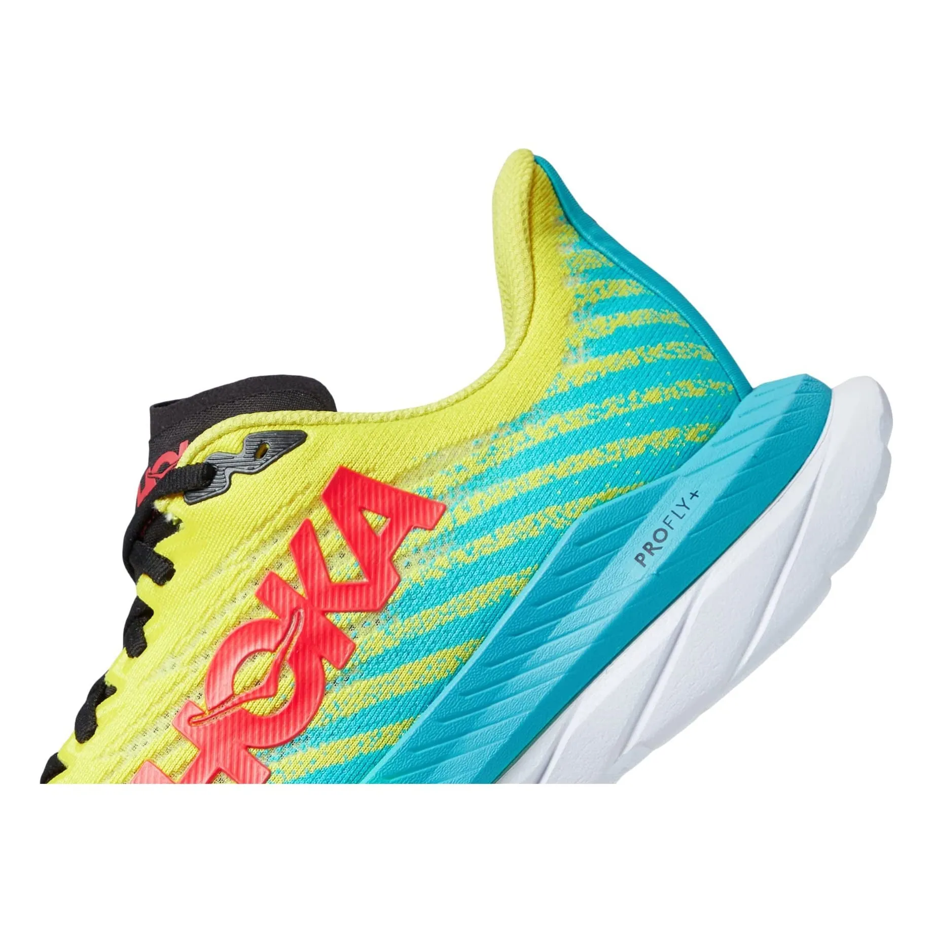 Flexible Plate Hoka Men's Mach 5 (Evening Primrose/Scuba Blue)